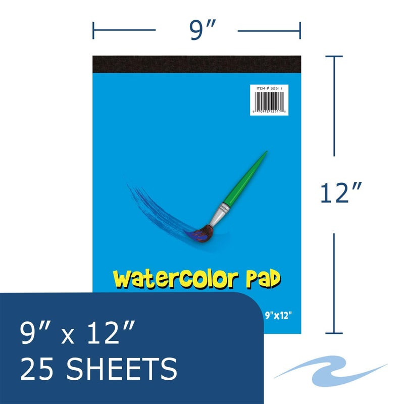 Roaring Spring Kid's Art Variety Pack, One Each - Doodle Pad, Drawing Pad, Sketch Book & Watercolor Pad, 4 Art Pads - Image 2
